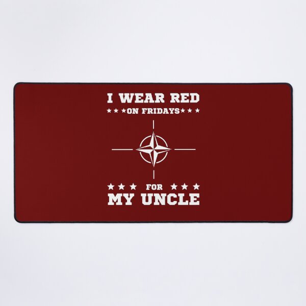Item preview, i wear red on fridays for my uncle designed and sold by behappysiempre.