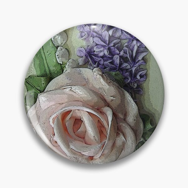 Item preview, Floral Design with Antique Look Pink Rose designed and sold by ShoaffBallanger.