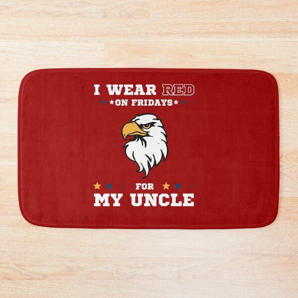 Item preview, i wear red on fridays for my uncle designed and sold by behappysiempre.