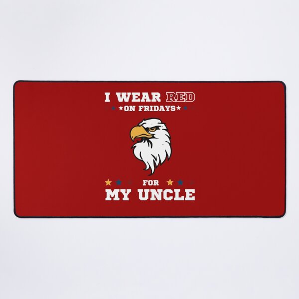 Item preview, i wear red on fridays for my uncle designed and sold by behappysiempre.