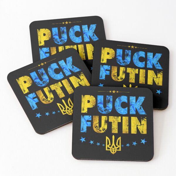 Item preview, Puck Futin I Stand With Ukraine Flag  designed and sold by AJ DESIGN.