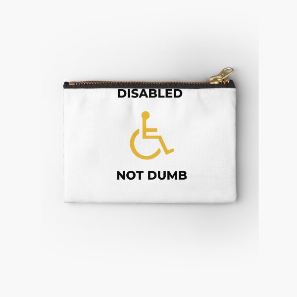 Item preview, Disabled not dumb t shirt and sticker designed and sold by Tamarica.