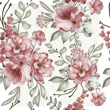 Artwork thumbnail, Spring Floral Pattern by Levated