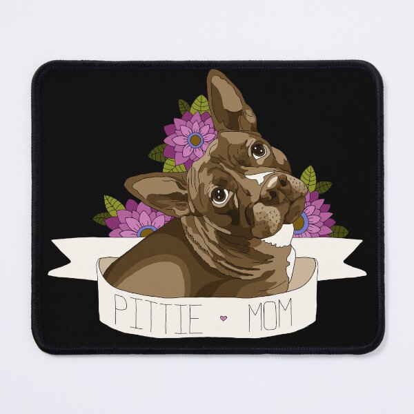 Item preview, Pittie Mom Illustration designed and sold by Dr-Sloth.