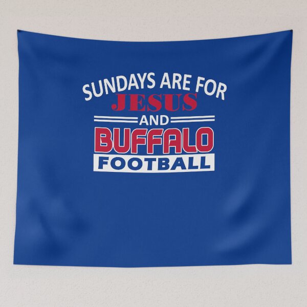 Item preview, Buffalo Football Fan - Sunday's For Jesus and Billievin'  designed and sold by doiron3525.