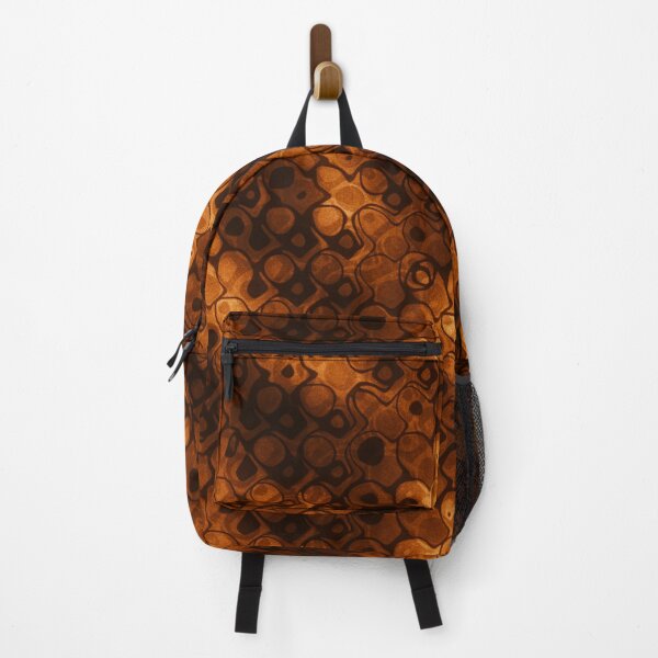 Item preview, Rusty Rust Scales Orbs Psychedelia Psychedelic Pattern Print Rust Orange Brown Tan Gold designed and sold by Shayna Westfall.