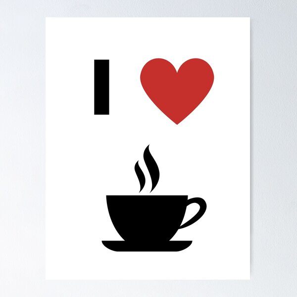 Item preview, i love coffee designed and sold by bob-design1.