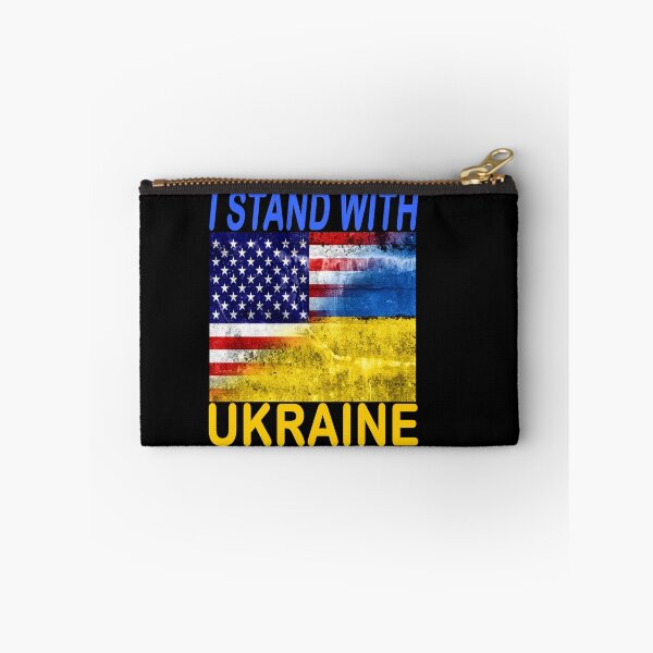 Item preview, I Stand with Ukraine Decal, Ukraine Flag, Vinyl Decal designed and sold by SHOPNICHKA.