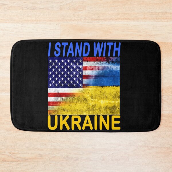 Item preview, I Stand with Ukraine Decal, Ukraine Flag, Vinyl Decal designed and sold by SHOPNICHKA.