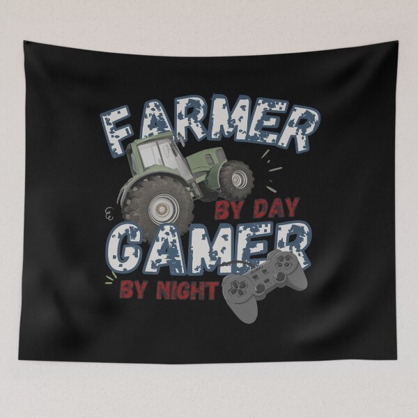 Item preview, Copie de Copie de Farmer By Day Gamer By Night designed and sold by ni3ma.