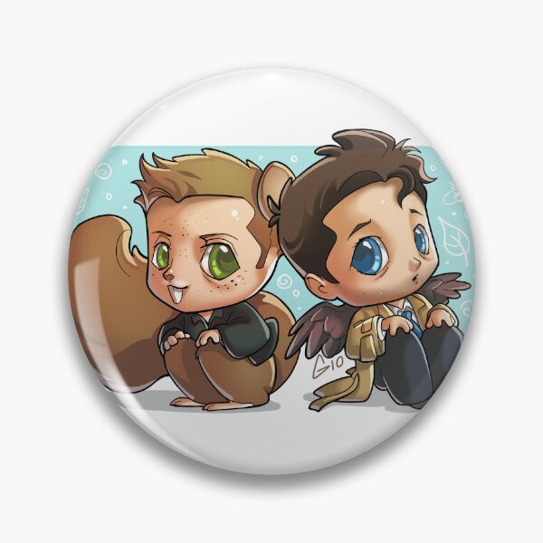 Item preview, Chibi Destiel couple designed and sold by Gio Guimaraes.