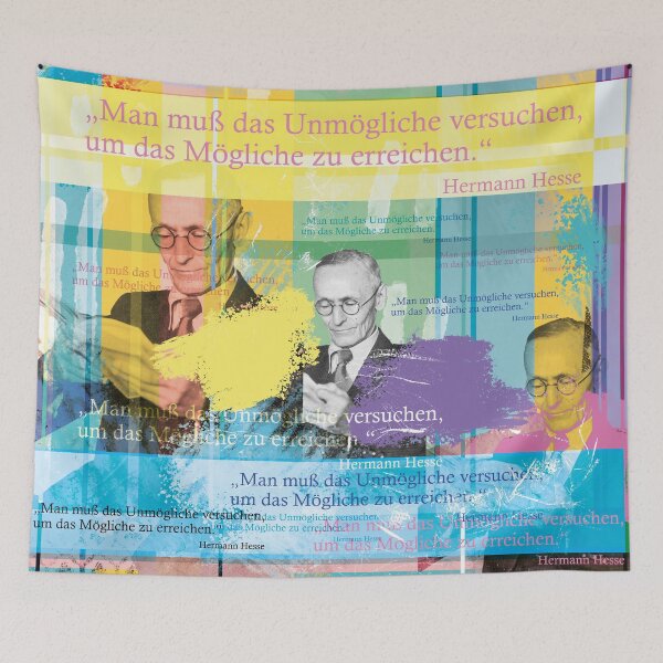 Item preview, the impossible, Hermann Hesse quote, motivation designed and sold by Mauswohn.