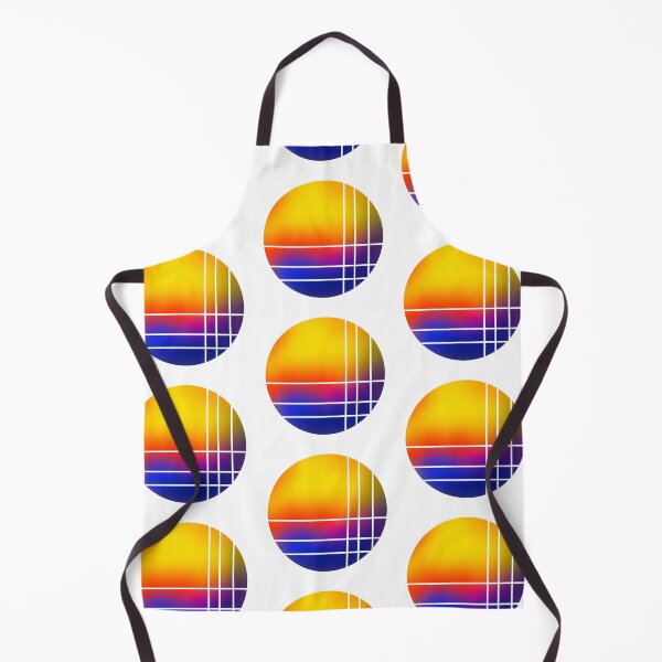 Item preview, Sunrise sunset striped blurred circle designed and sold by MGuyerArt.
