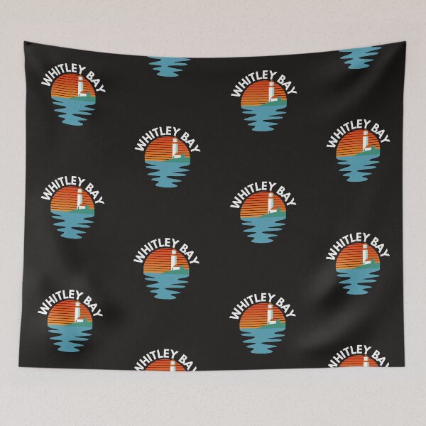 Item preview, Whitley Bay Sunset Sea Lighthouse designed and sold by MerchByCraig.
