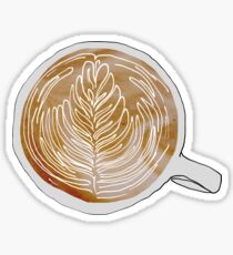 A Latte Love Sticker
