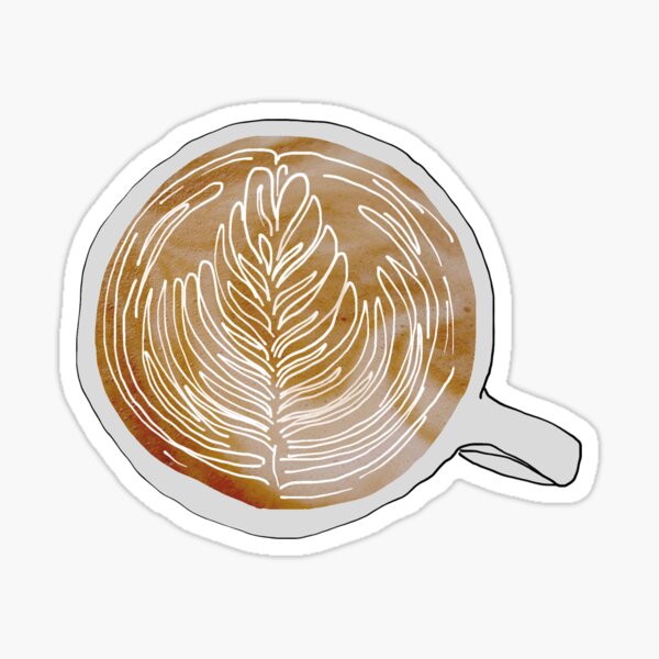 A Latte Love Sticker