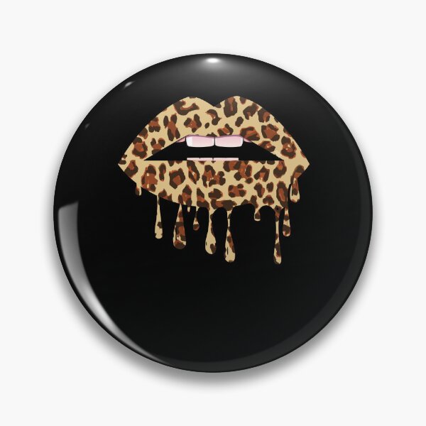 Item preview, Leo mouth lips in leo look leopard pattern gift designed and sold by Lenny Stahl.