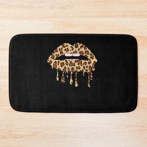 Item preview, Leo mouth lips in leo look leopard pattern gift designed and sold by Lenny Stahl.