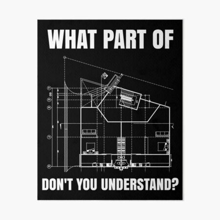 Artikel-Vorschau von Architektur Welchen Teil davon verstehst du nicht? Architekt, designt und verkauft von Lenny Stahl.