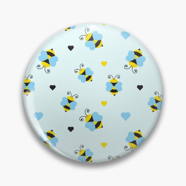 Item preview, Bees seamless pattern designed and sold by ShopLeilaArt.