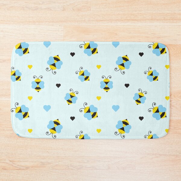 Item preview, Bees seamless pattern designed and sold by ShopLeilaArt.