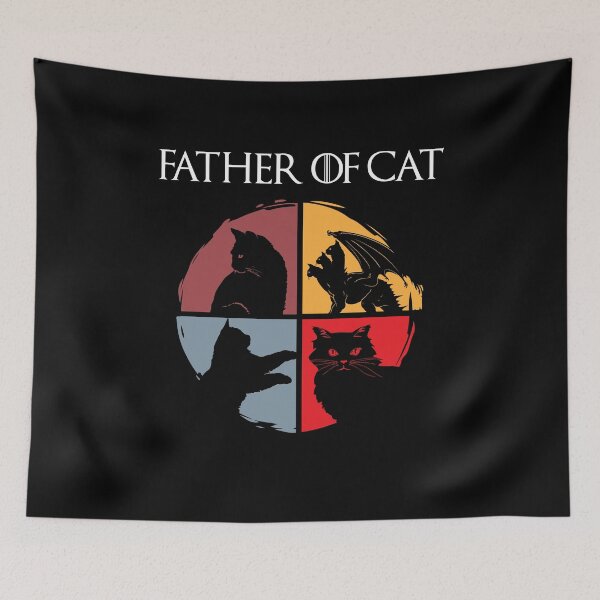 Item preview, Father Of Cats Gift Funny Kitten Cat Dad Cat Daddy designed and sold by Lenny Stahl.