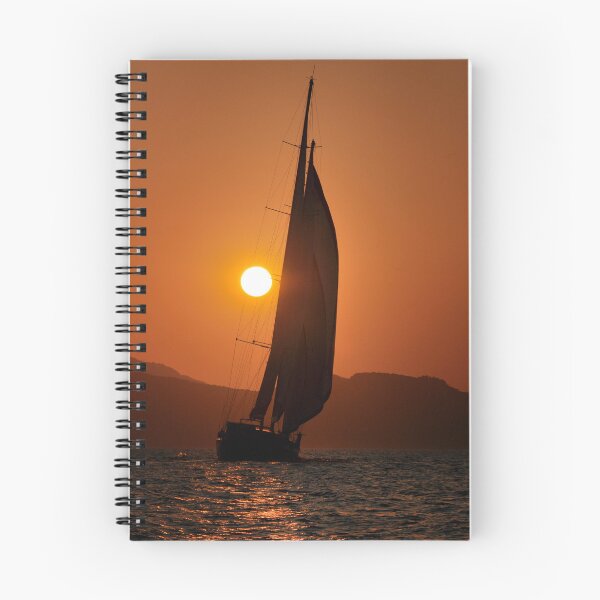 Item preview, big sailboat sailing to sunset designed and sold by laikaincosmos.