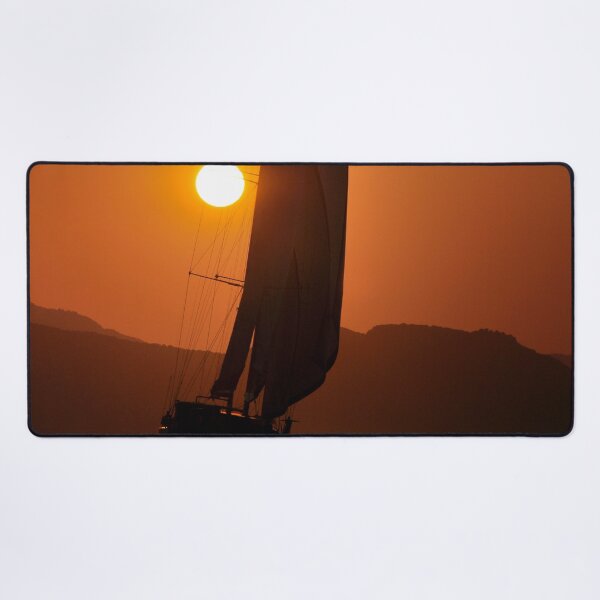 Item preview, big sailboat sailing to sunset designed and sold by laikaincosmos.