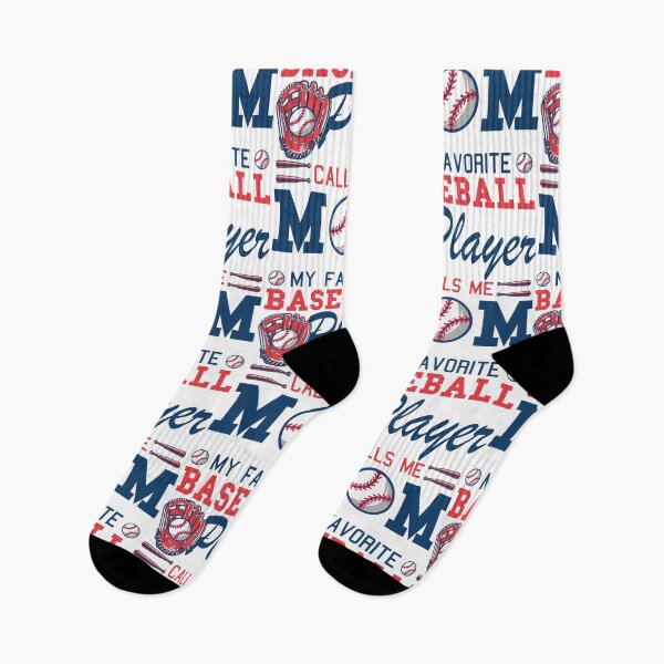 Item preview,  My Favorite Baseball Player Calls Me Mom Mother's day Baseball American Flag designed and sold by DrH4af.