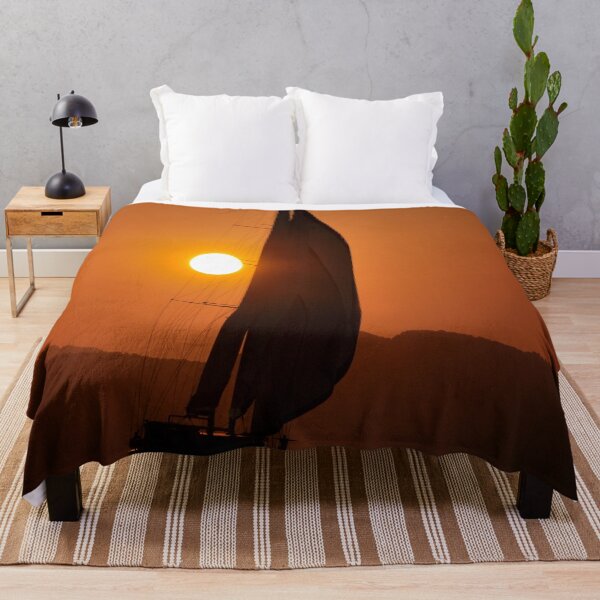 Item preview, big sailboat sailing to sunset designed and sold by laikaincosmos.