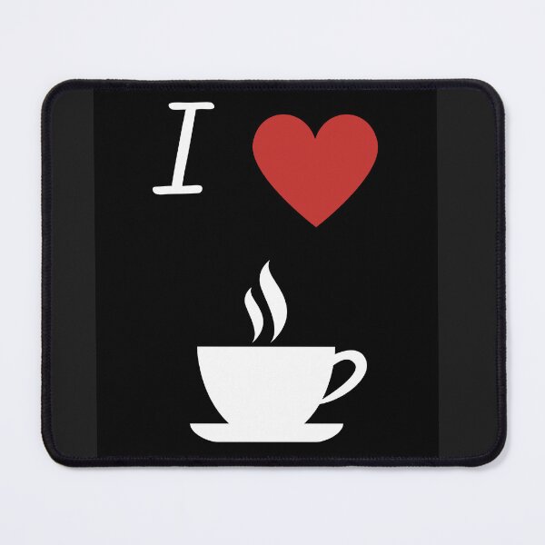 Item preview, i love coffee (black version) designed and sold by bob-design1.