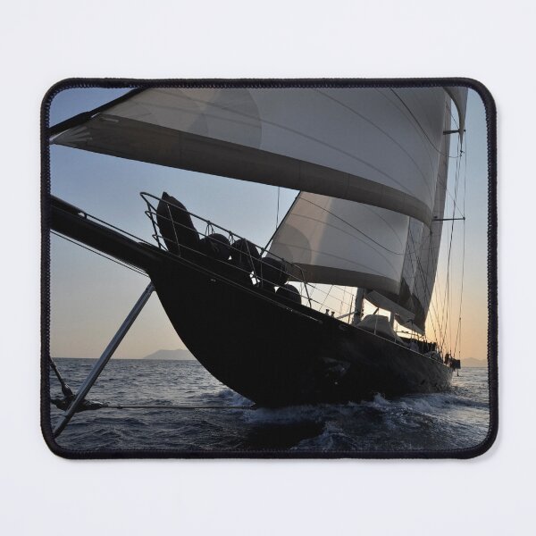 Item preview, sailboat in the ocean designed and sold by laikaincosmos.