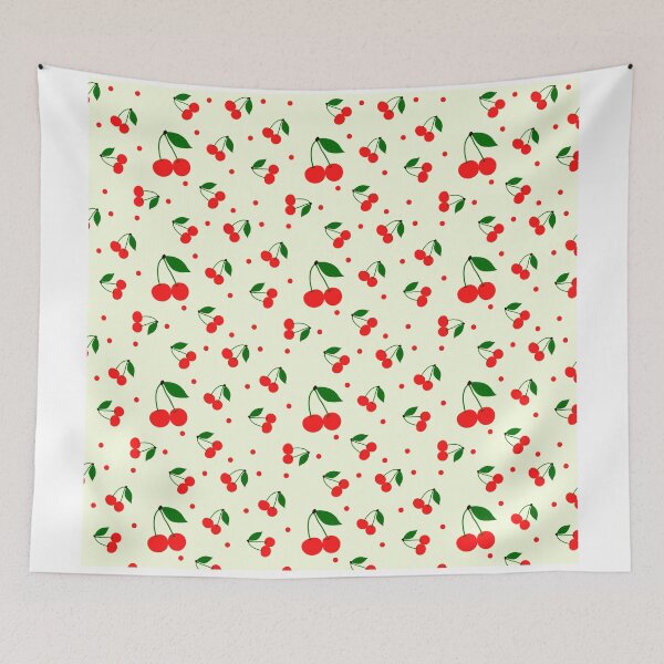 Item preview, Cherries seamless pattern designed and sold by ShopLeilaArt.