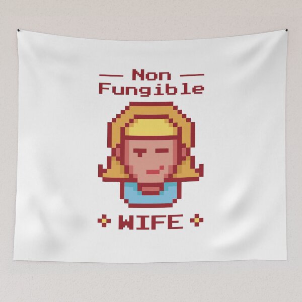 Item preview, Nft Crypto Non Fungible Wife Art designed and sold by MrEddie10.