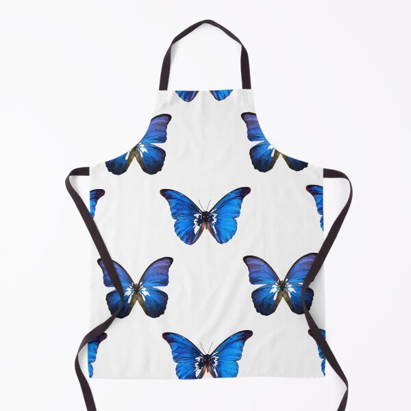 Item preview, 65 MCMLXV Blue Oversized Butterflies Pattern designed and sold by 65 MCMLXV.