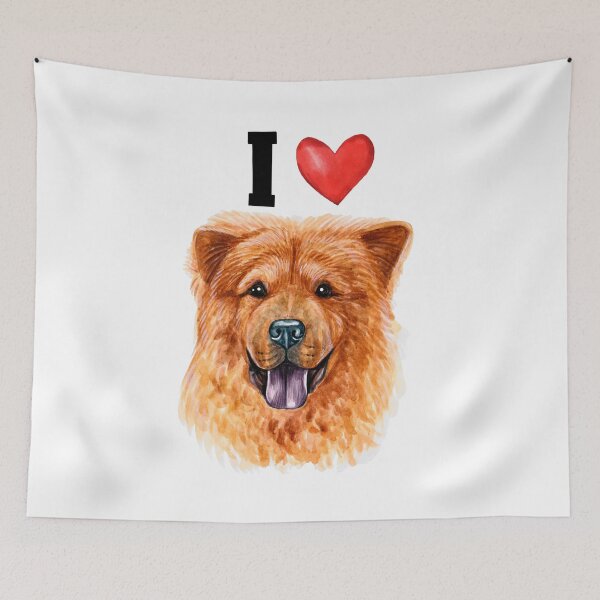 Artikelvorschau, Chow-Chow-Hund | Ich liebe Chow-Chow entworfen und verkauft von yousseftalat2.