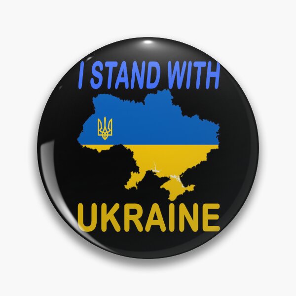 Item preview, I Stand with Ukraine Decal, Ukraine Flag, Vinyl Decal designed and sold by SHOPNICHKA.