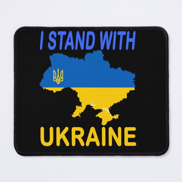 Item preview, I Stand with Ukraine Decal, Ukraine Flag, Vinyl Decal designed and sold by SHOPNICHKA.