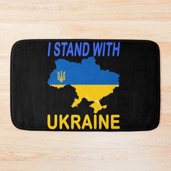 Item preview, I Stand with Ukraine Decal, Ukraine Flag, Vinyl Decal designed and sold by SHOPNICHKA.