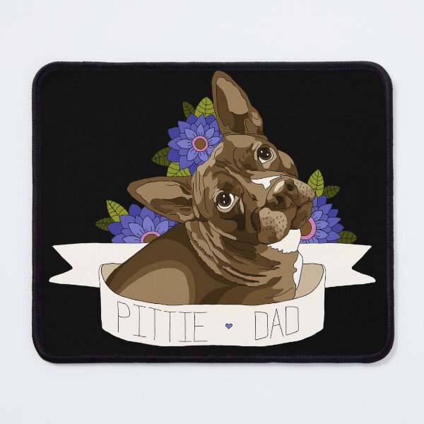 Item preview, Pittie Dad Illustration designed and sold by Dr-Sloth.