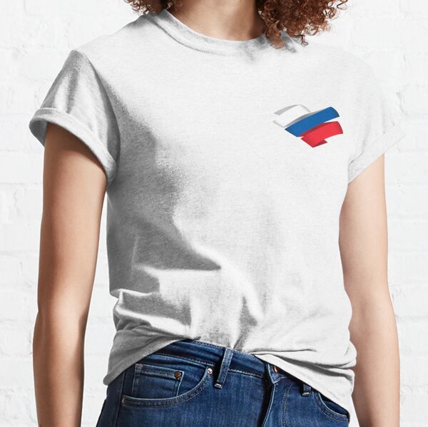 Russia T-Shirt Flag Russian Shirt Cool Unisex Top Tee-CL – Colamaga