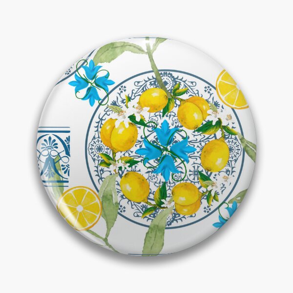 Item preview, Italian,Sicilian art,majolica,lemons  designed and sold by MariaMarinova.