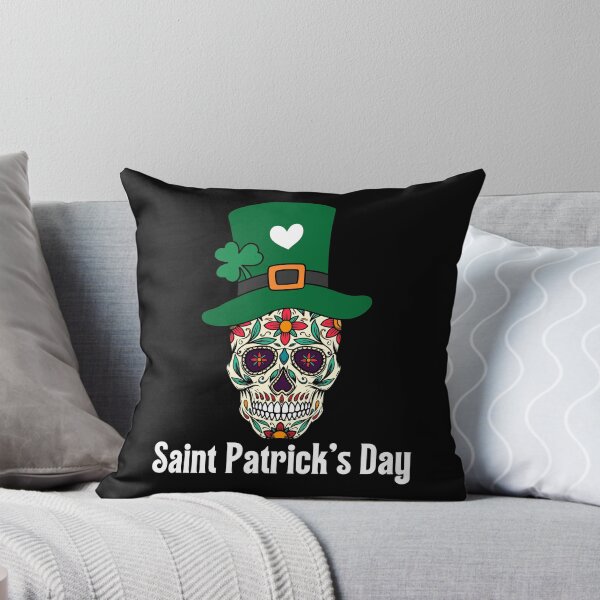 Item preview, Sugar Skull Saint Patricks Day of Dead Saint Patricks Day Lover Funny Sugar Skull Mandala designed and sold by EyanShop.