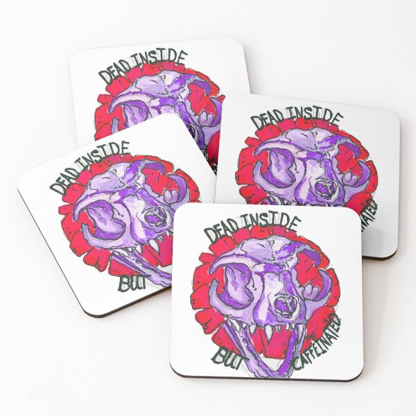 Item preview, Purple! Dead inside but Caffeinated  designed and sold by Shybones.