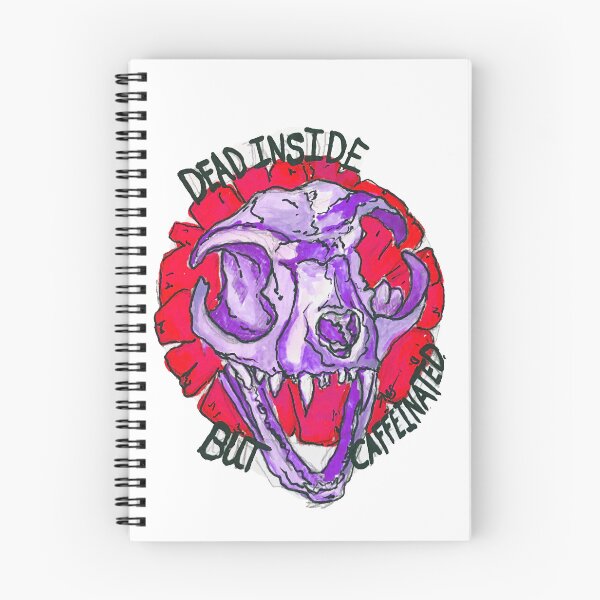 Item preview, Purple! Dead inside but Caffeinated  designed and sold by Shybones.