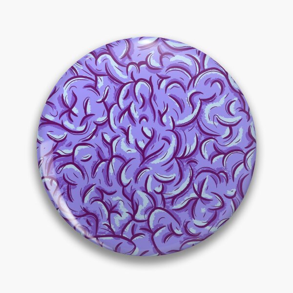 Item preview, Purple Halloween Zombie Brain Seamless Pattern designed and sold by Denis Epanov.