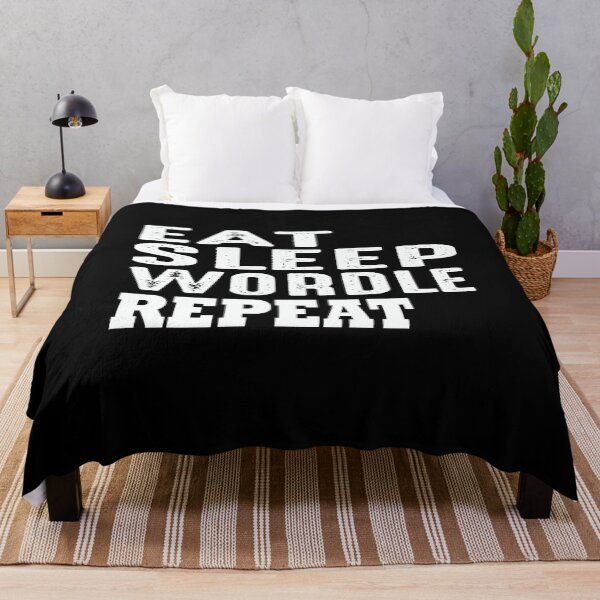 Item preview, eat sleep wordle repeat designed and sold by stylechoc.