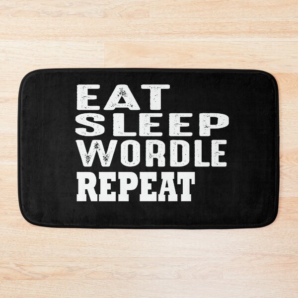 Item preview, eat sleep wordle repeat designed and sold by stylechoc.