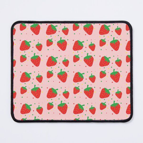 Item preview, Strawberries seamless pattern designed and sold by ShopLeilaArt.