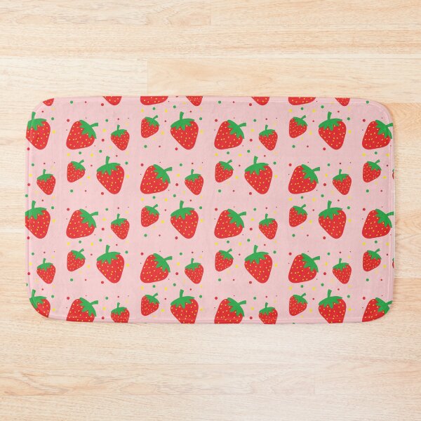 Item preview, Strawberries seamless pattern designed and sold by ShopLeilaArt.